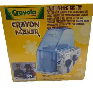 Rare Vintage 2003/2004 Crayola Crayon Maker Electric – New Open Box *